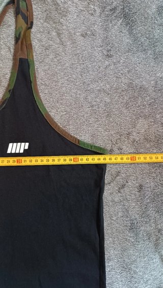 Camiseta Myprotein Negra Talla M Camuflaje