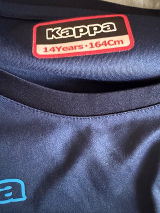 Completo calcio Napoli kappa ragazzo 14 anni 164cm