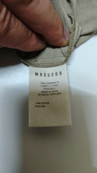 Vestido largo asimétrico MASSCOB talla única