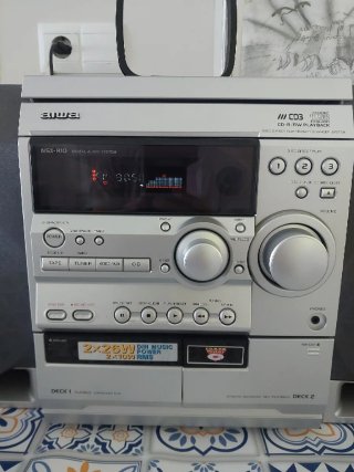 Minicadena Aiwa CD/MP3/Radio