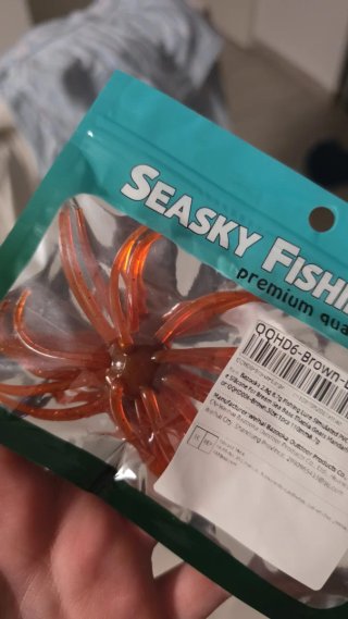 SEASKY Señuelo Pesca PVC 110mm 8.7g Marrón