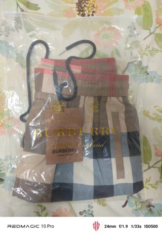 Bañador Burberry Cuadros Multicolor