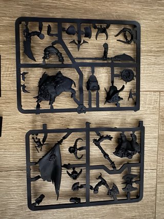 Caudillo Orco Negro Warhammer General Trol