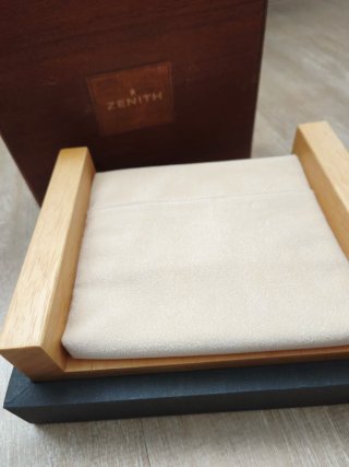 Caja Reloj Zenith Vintage Madera Marrón