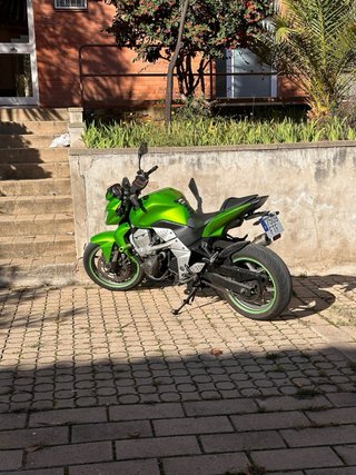 Kawasaki Z750 Pegatina C Verde