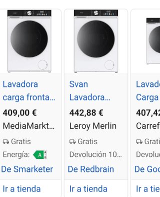 Lavadora Svan SL12401AIDVB Carga Frontal 12kg