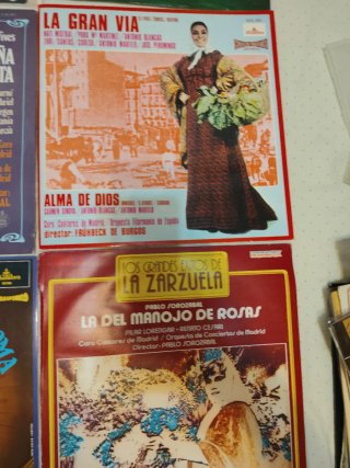 Lote 6 Vinilos Zarzuela Clásica