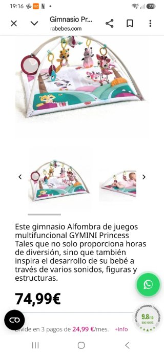 Gimnasio para bebé
