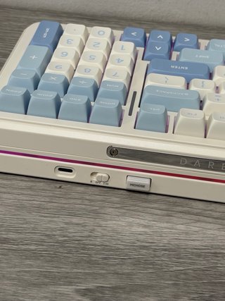 MCHOSE K99 Teclado Inalámbrico Gaming Azul/Blanco