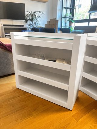 Mesita Noche Cristal Malm Ikea
