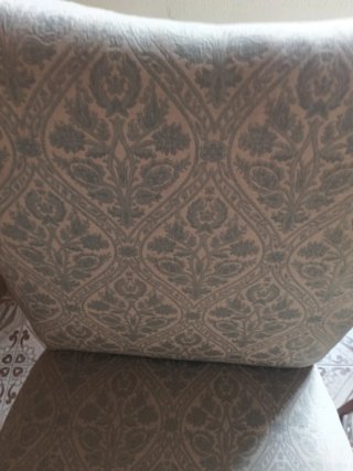2 Sillones Antiguos Tapizados Madera