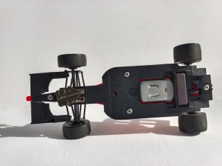 Coche F1 Scalextric Inglés Rojo
