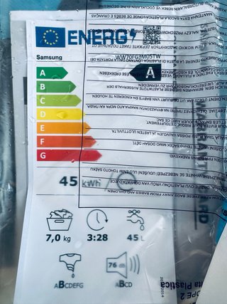 619.Lavadora Samsung 7 kilos Nueva Tara Inverter