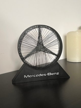 Arte de Cuerda Mercedes-Benz Estrella