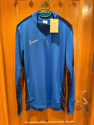 Sudadera Nike Media Cremallera Talla S Azul