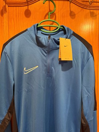Sudadera Nike Media Cremallera Talla S Azul