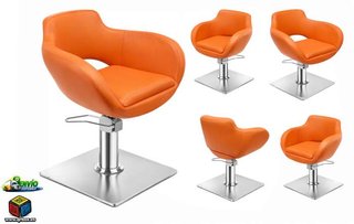 SILLON COMPLETO WHITE NARANJA