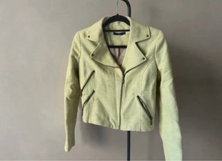 Chaqueta Biker Corte Inglés Amarilla
