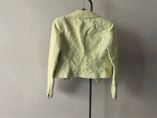 Chaqueta Biker Corte Inglés Amarilla