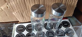 Set de 24 Frascos para Especias con Etiquetas