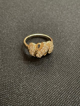 Anillo Oro Laminado 14k Circonitas
