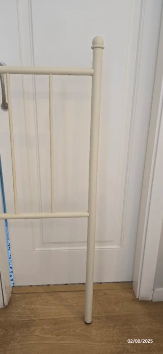 Cabecero Cama Forja Blanco Roto 150cm