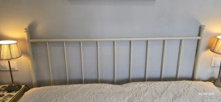 Cabecero Cama Forja Blanco Roto 150cm