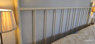 Cabecero Cama Forja Blanco Roto 150cm