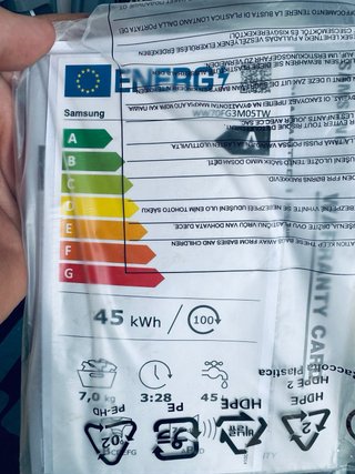 620.Lavadora Samsung 7 Kilos Nueva Tara Inverter