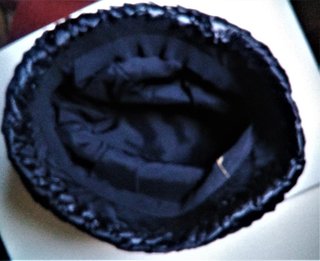 SOMBRERO DE ÉPOCA DE RAFIA NEGRA