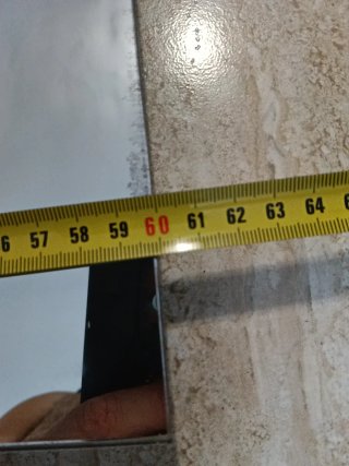 Espejo de baño plateado