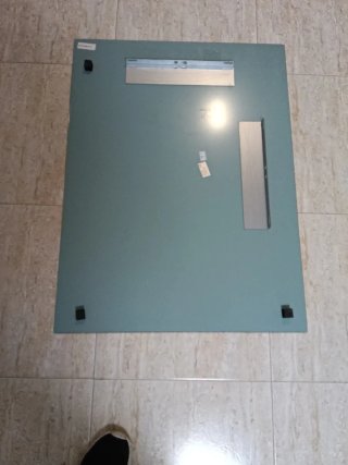 Espejo de baño plateado