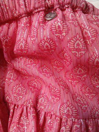Falda Green Coast rosa volantes