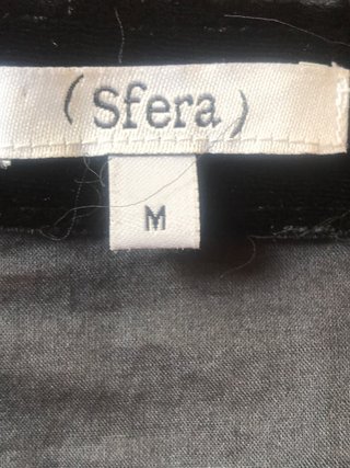Top Vestir Negro con Volantes