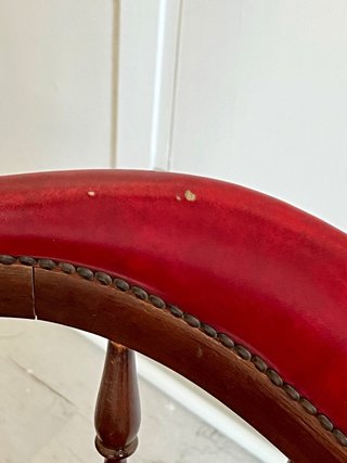 Pareja de Sillones Capitán Vintage Madera Tapizado