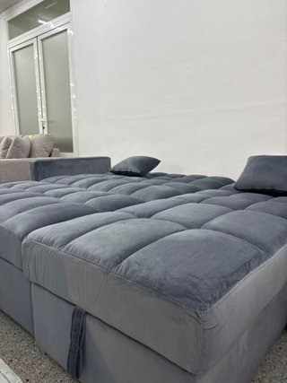 Nuevo! Sofá chaise longue cama con arcón