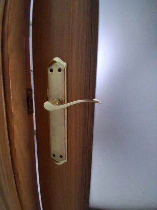 Puertas de madera con cristal
