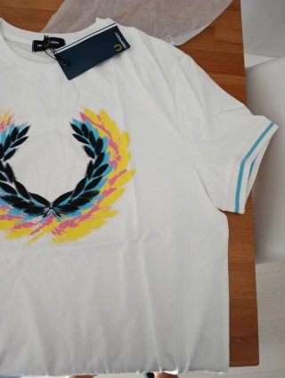 Camiseta Fred Perry Hombre Multicolor