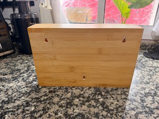 Organizador de cocina de bambú