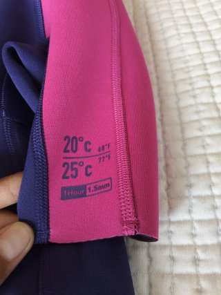 Neopreno infantil morado y rosa