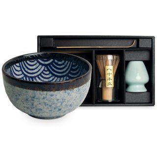 Set de Matcha Cerámica y Bambú