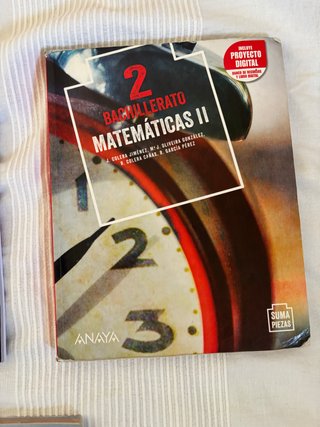 Matemáticas II. 2 Bachillerato