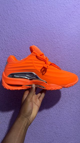 Zapatillas Nike Talla 46 Naranja y Plata