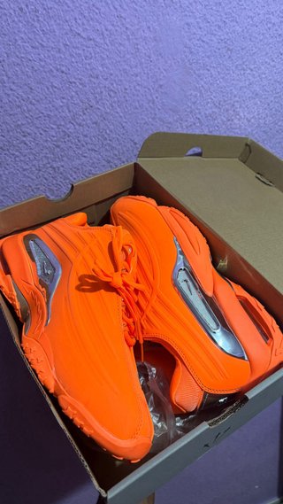 Zapatillas Nike Talla 46 Naranja y Plata
