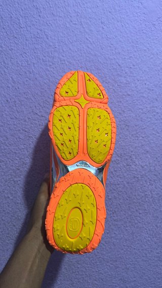 Zapatillas Nike Talla 46 Naranja y Plata