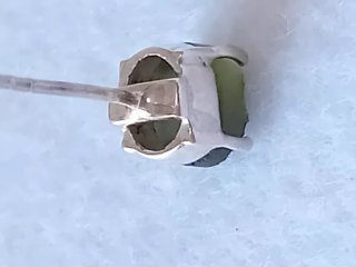 Orecchini Moldavite/Vltavin Argento 925