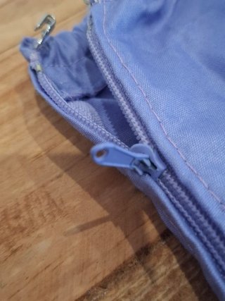 Falda flamenca azul volantes