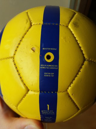 pallina nike 90 gialla blu e nera
