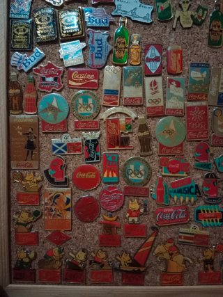 Pins Cocacola bebidas marcas etc