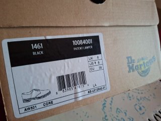 Zapatos Dr. Martens charol talla 39